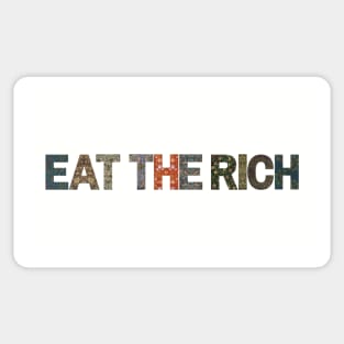 Eat the Rich (horizontal variant) Sticker